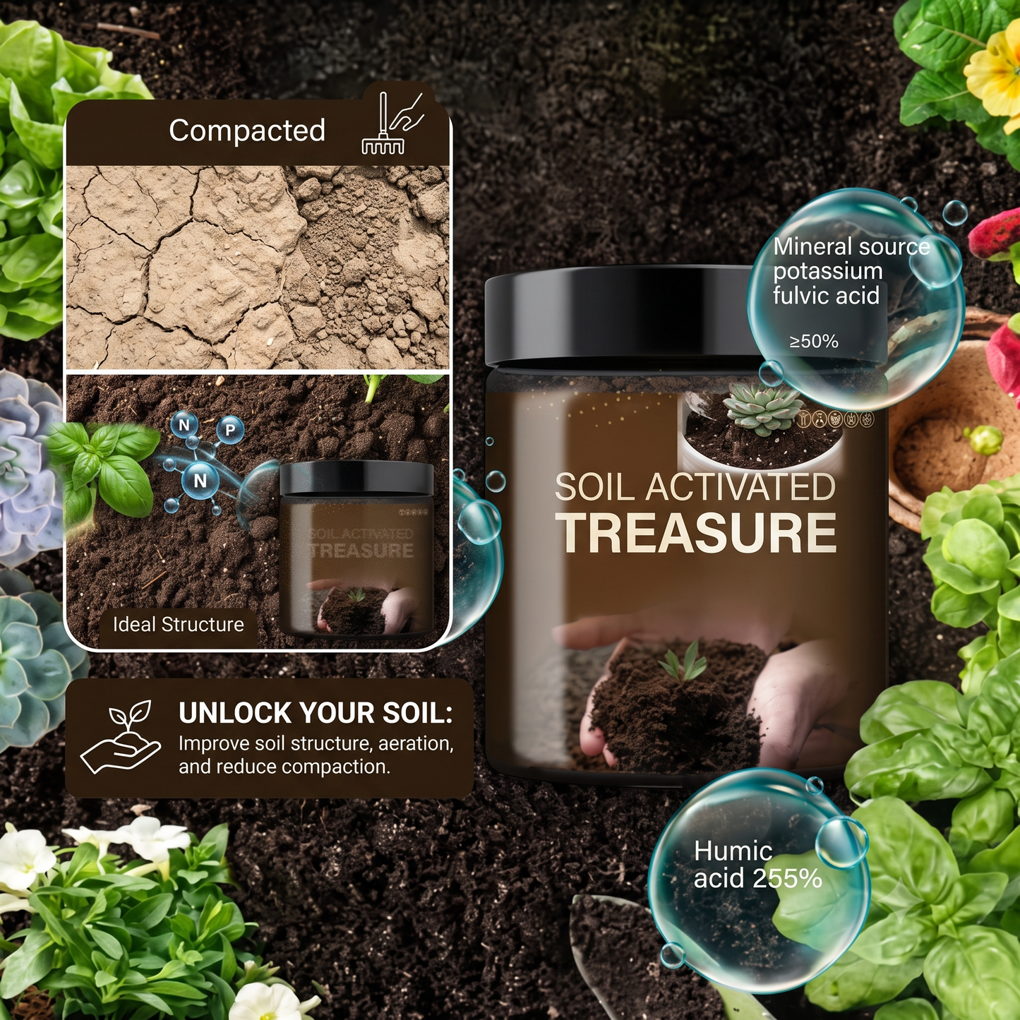 Premium Organic Soil Activator 200gram