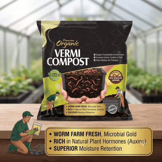 Natural Vermi Compost Fertilizer for Indoor & Outdoor Plants