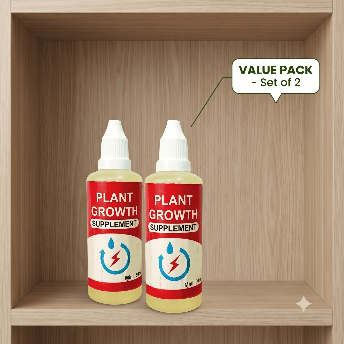 Plant Growth Enhancer Supplement 50ml (Pack of 2)
