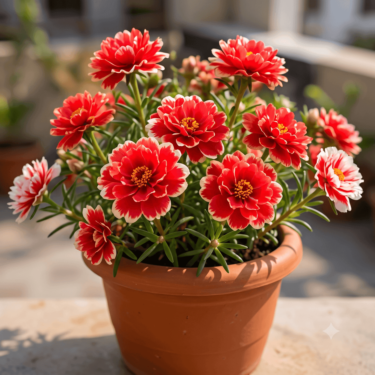 Premium Multi-Color Double Moss Rose (Portulaca) Flower Seeds – Buy 1 Get 1 Free